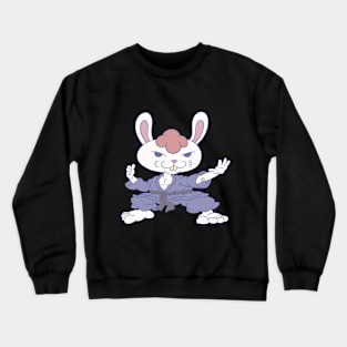 Judo Rabbit Crewneck Sweatshirt